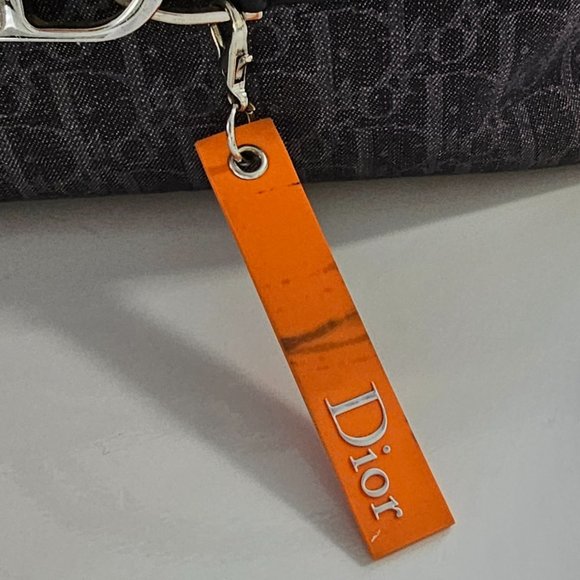 DIOR Christian Dior Denim Blue Trotter Flight Bag - Picture 5 of 16